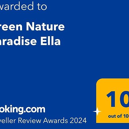Green Nature Paradise Ella Ngoại thất bức ảnh